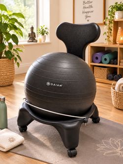 Gaiam balance yoga ball chair like new