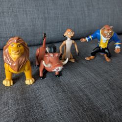 Vintage 1991 & 1994 Burger King Disney Toy Figures!