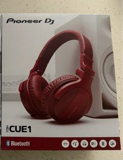 Pioneer DJ HDJ-CUE1BT Bluetooth Headphones Red