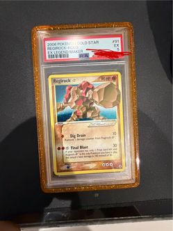 Psa 5 goldstar Regirock