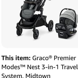 Graco Premier Travel Sistem Brand New 