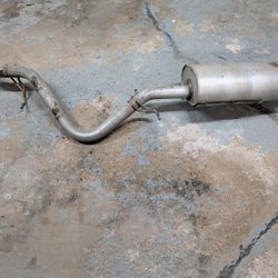 2019-2025 Chevy Silverado OEM exhaust pipe line complete with a muffler