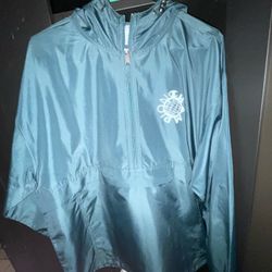 Champion Windbreaker Pull Over Large 