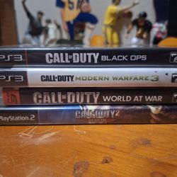 Call of Duty PS2/PS3 Game Lot