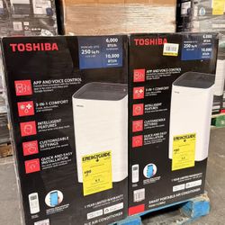 Toshiba 6000 BTU Portable Air Conditioner, Cools up to 250 Sq.Ft.