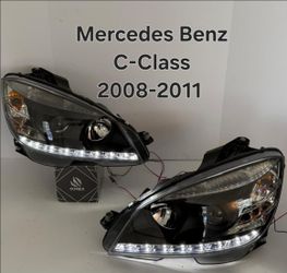 Mercedes Benz C-Class 2008-2011 Headlights