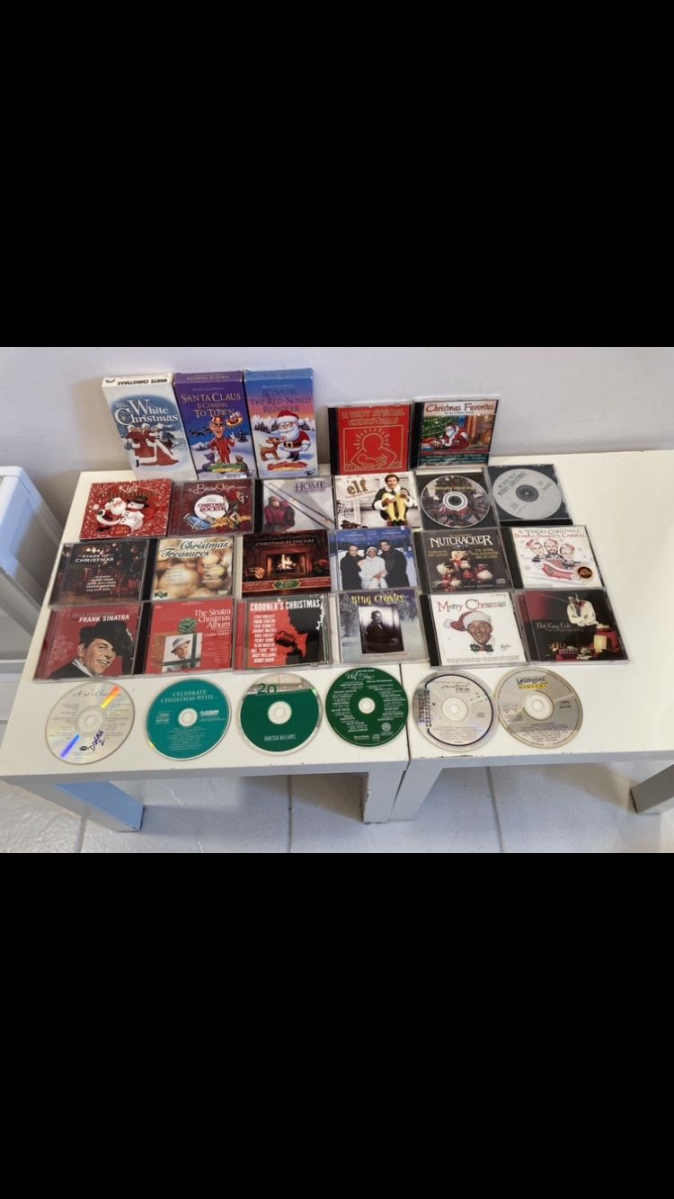 Christmas CDs ** .50¢ EACH ** A variety of different singers, from the past & present