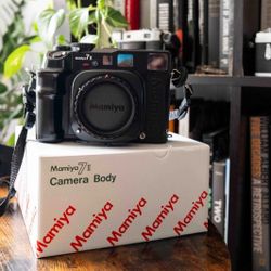 Black Mamiya 7II Medium Format Film Camera Body