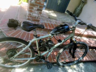 Motorized Mountain Bike with Gas Engine Kit