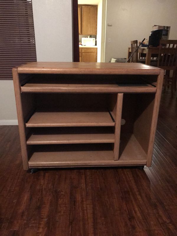Wood Computer Tv Stand With Pull Out Shelves For In Hemet Ca Wood Computer Tv Stand With Pull Out Shelves