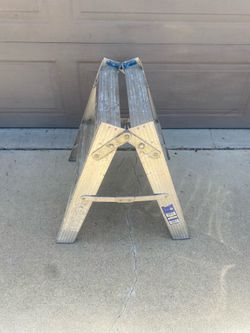 Werner 2 ft Double Sided Aluminum Step Ladders