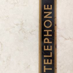 Antique Telephone Sign - Exton PA