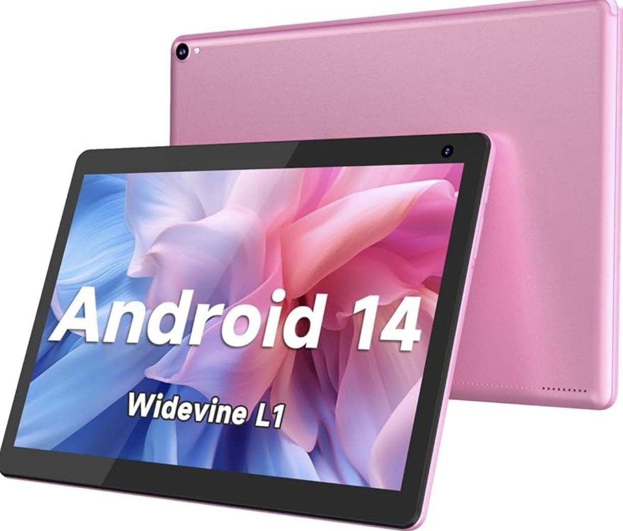 COOPERS Tablet 10 pulgadas, Android 14 Tablet, 32GB ROM 1TB Expandir Tabletas de computadora, Procesador Quad Core 6000mAh Batería, Pantalla táctil IP