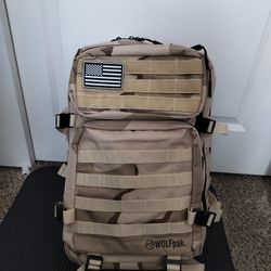 Wolfpak 45L Sand Leopard Backpack Brand New