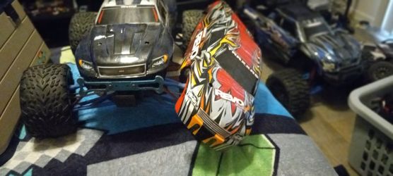 nitro-fueled RC truck  revo