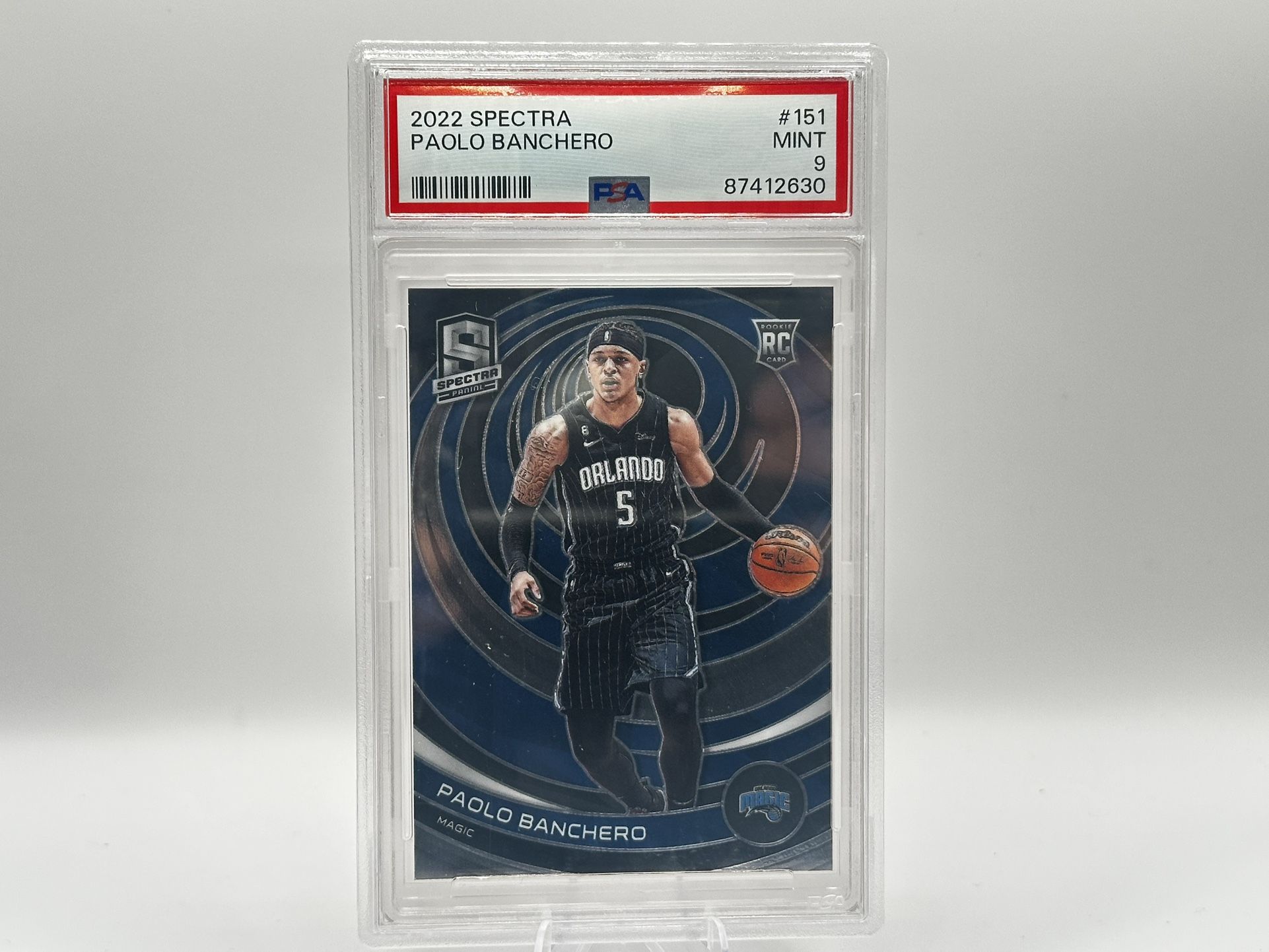 2022-23 Panini Spectra - Rookies Paolo Banchero #151 (RC) PSA 9