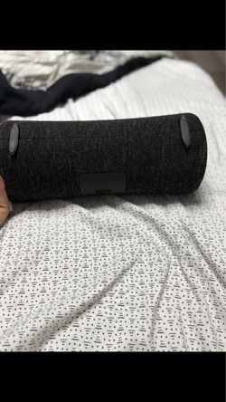Portable Bluetooth Speaker Dark  Gray Fabric