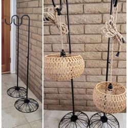 New Shepherds Hooks Stand - Set Of 2