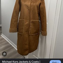 Michael Kors Faux Fur Teddy Coat