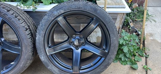 Dodge charger hellcat 5 spoke oem wheels