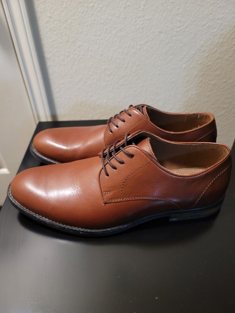MENS BROWN STAFFORD DRESS SHOES
