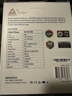 Rx 120 pro pc fans