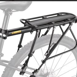 West Biking Bike Carrier Rack, 310 LB Capacity Solid Bearings Universal Adjustable Bicycle Luggage Cargo Rack,Cycling 