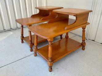 Vintage 1950's Heywood-Wakefield Mid Century Modern Step Tables