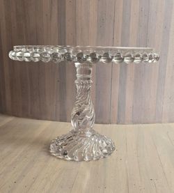 IMPERIAL GLASS CANDLEWICK CAKE STAND