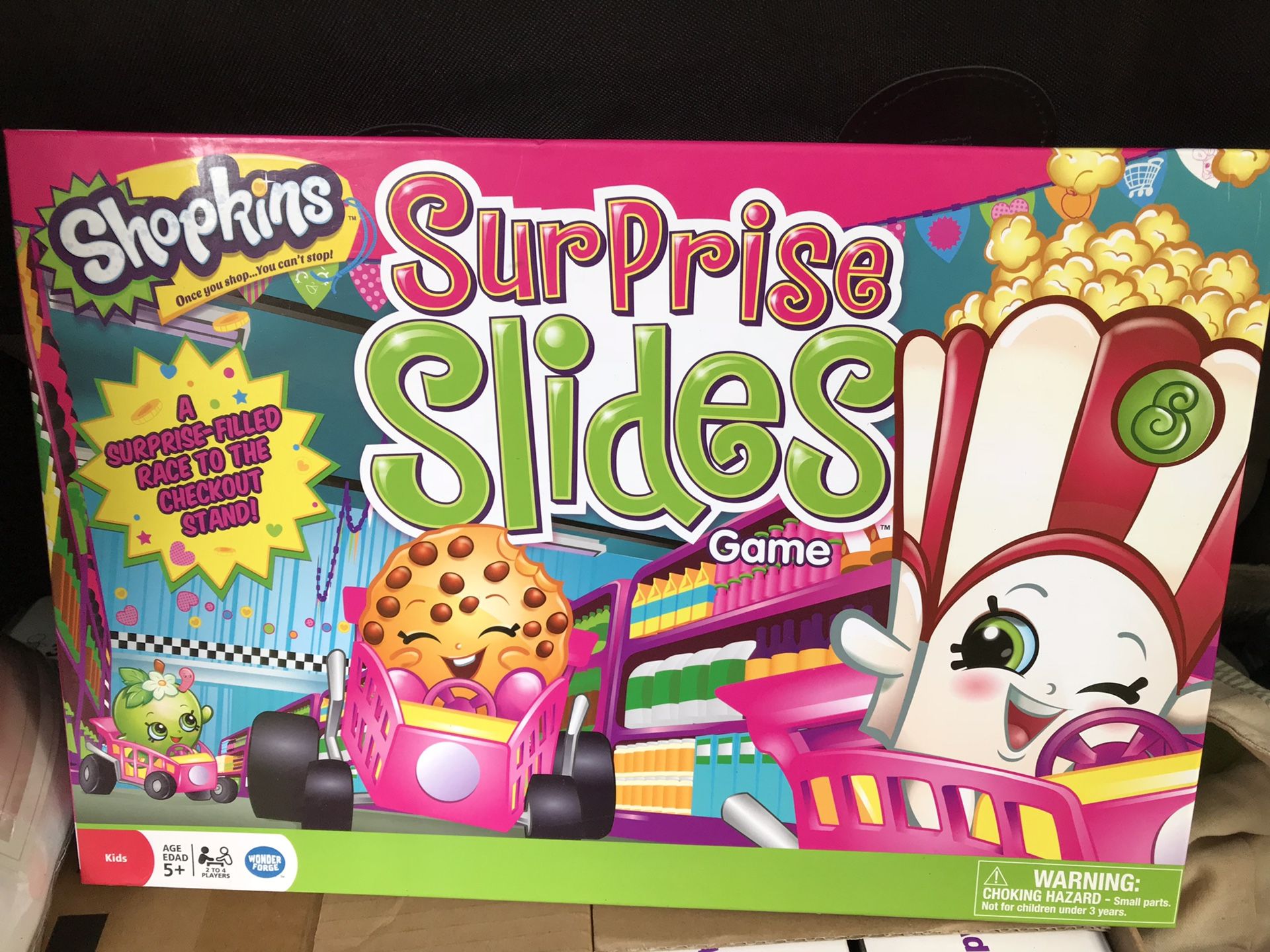 Shopkins ‘Surprise Slides’ Board game(s)- NEW !!