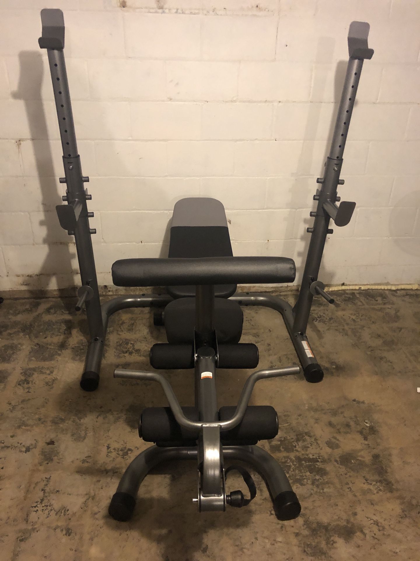 Weider Olympic Workout Bench with Squat Rack