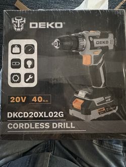 Cordless drill