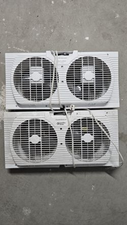 Two Comfort Zone Window Fan 