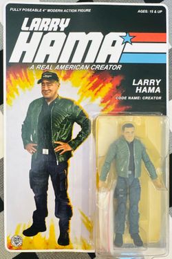 NIB - Larry Hama Action Figures - Fresh Monkey Fiction Zica Toys 2020 - Sealed On Card