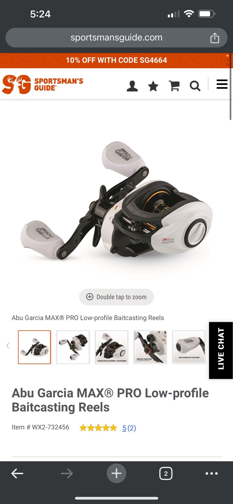 Abu Garcia MaxPro Baitcaster Combo