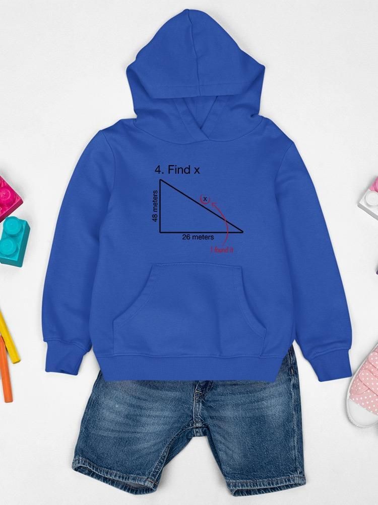 Smartprints Task: Find The X Hoodie Youth's -SmartPrintsInk Designs Royal Size L