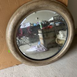 Large Round Mirror