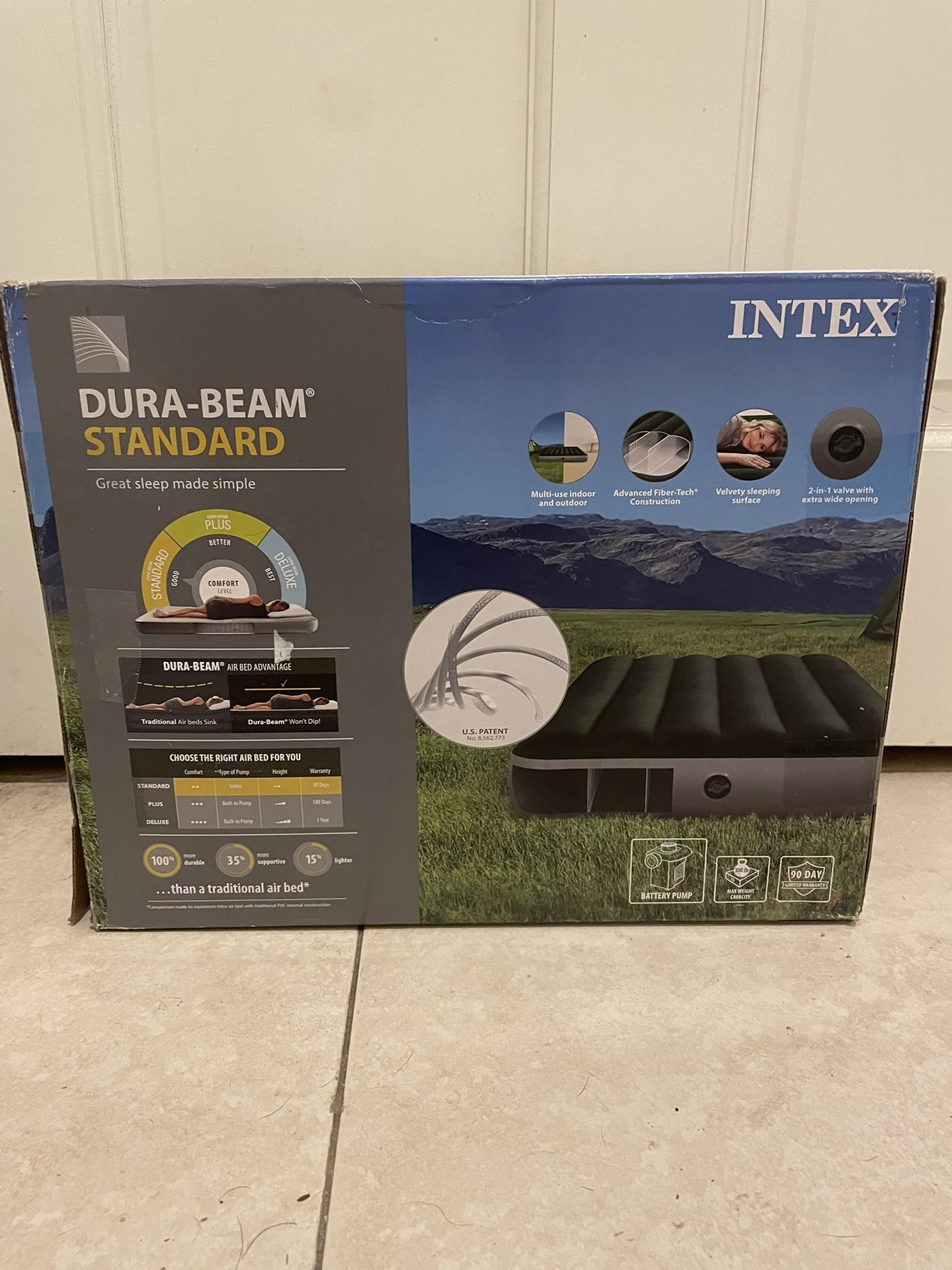 New Intex Dura-Bean 10” Twin Air Mattress