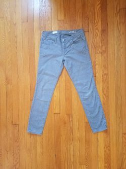 GAP Gray Muted Floral 5-pocket Denim Skinny Jeans Women's 28 Regular