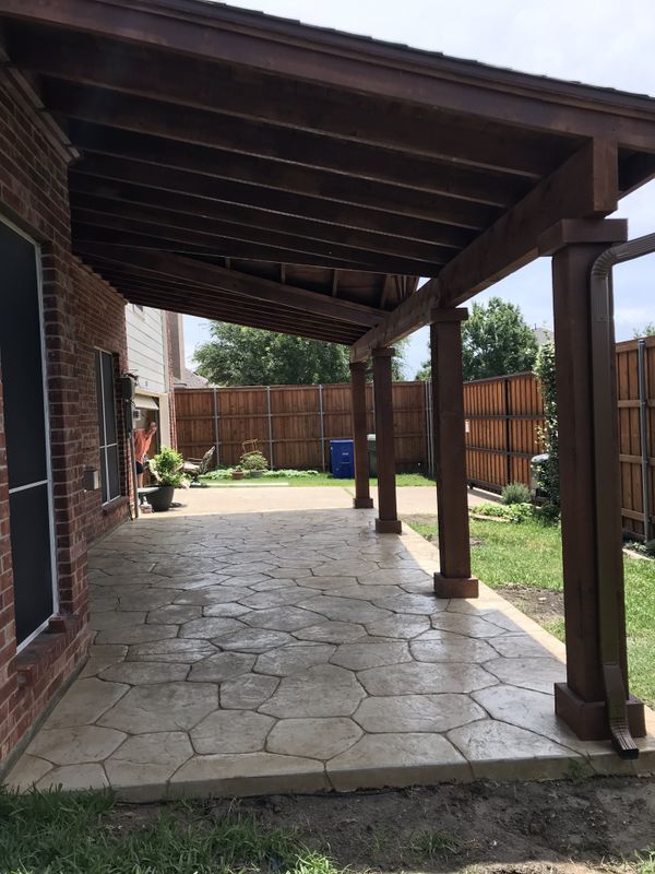 Amazing Cedar Patio Cover for Sale in Prosper, TX OfferUp