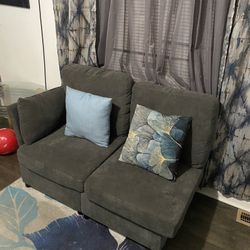 AMERLIFE Sectional Sofa, Modular Sofa Couch with Ottomans- 6 Seat for Living Room