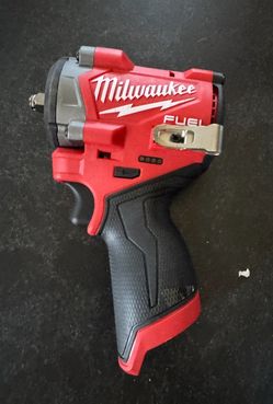 Milwaukee M12 FUEL 12V Lithium-Ion Brushless Cordless Stubby 3/8 in. Impact Wrench (Tool-Only