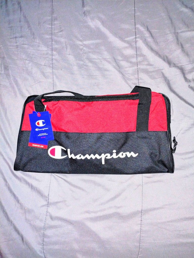 NEW Red/Black Champion Travel Or Gym Duffle Bag $25 OPEN TO OFFERS ✅