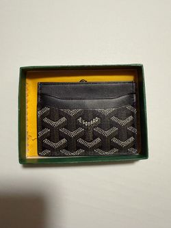 Goyard card holder Black