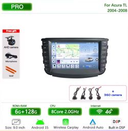 Acura TL 2004-2008 Car Stereo