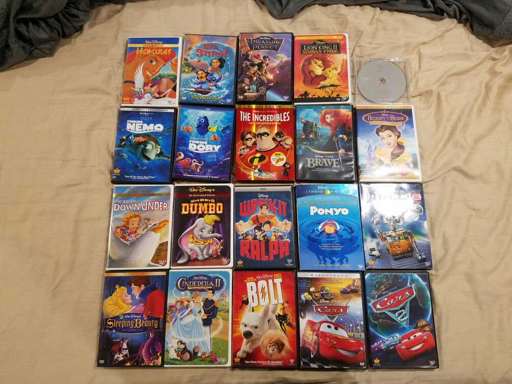 20 Disney DVD's, Pixar, Lion King