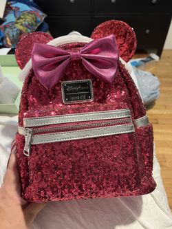 NWT Disney Sequence LoungeFly Fusica Pink