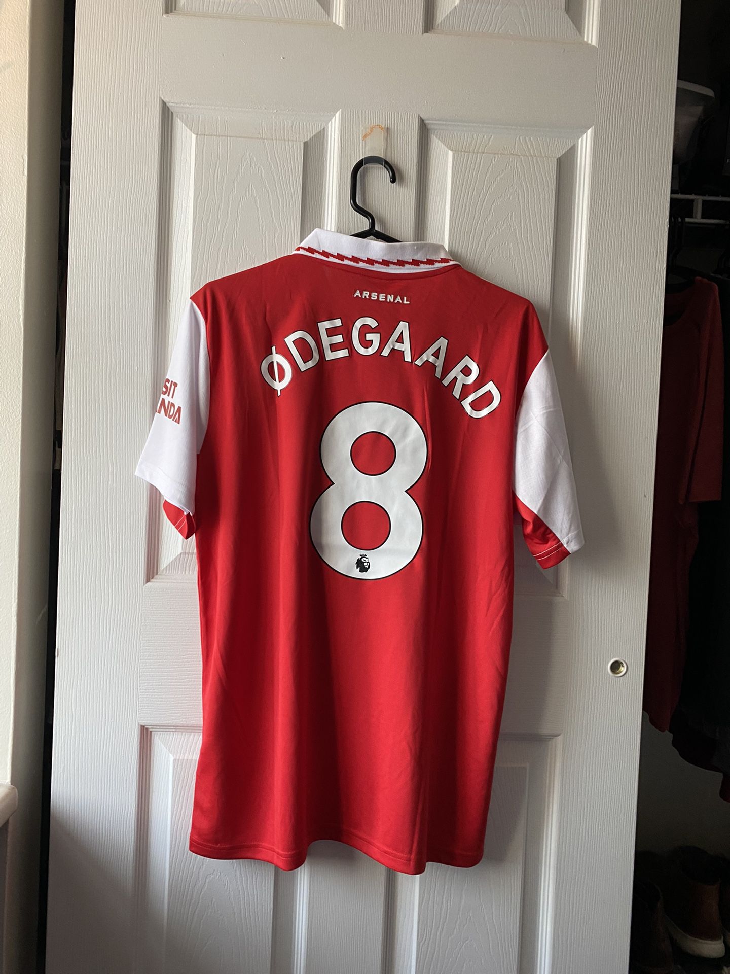 Martin Ødegaard Arsenal Red Jersey NWT