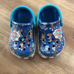 Paw Patrol Crocs Size 7