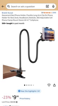 Lazy bracket mobile phone